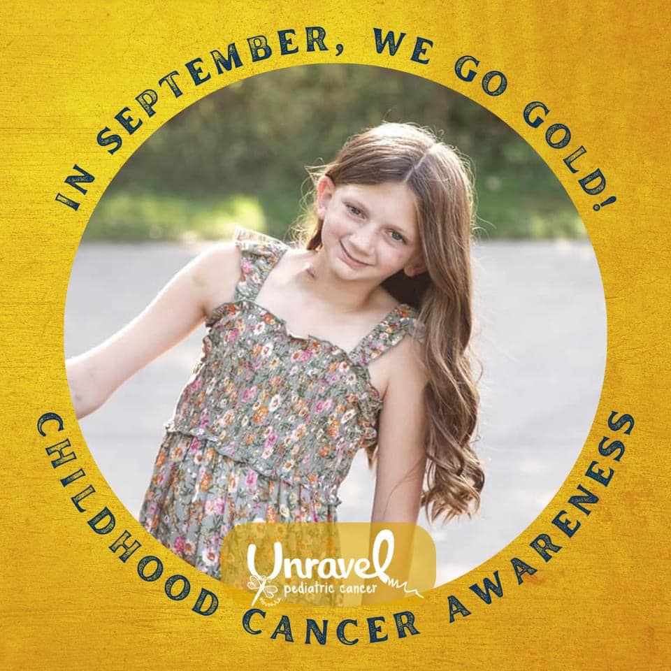 September is Pediatric Cancer Awareness Month!  #HarperStrong