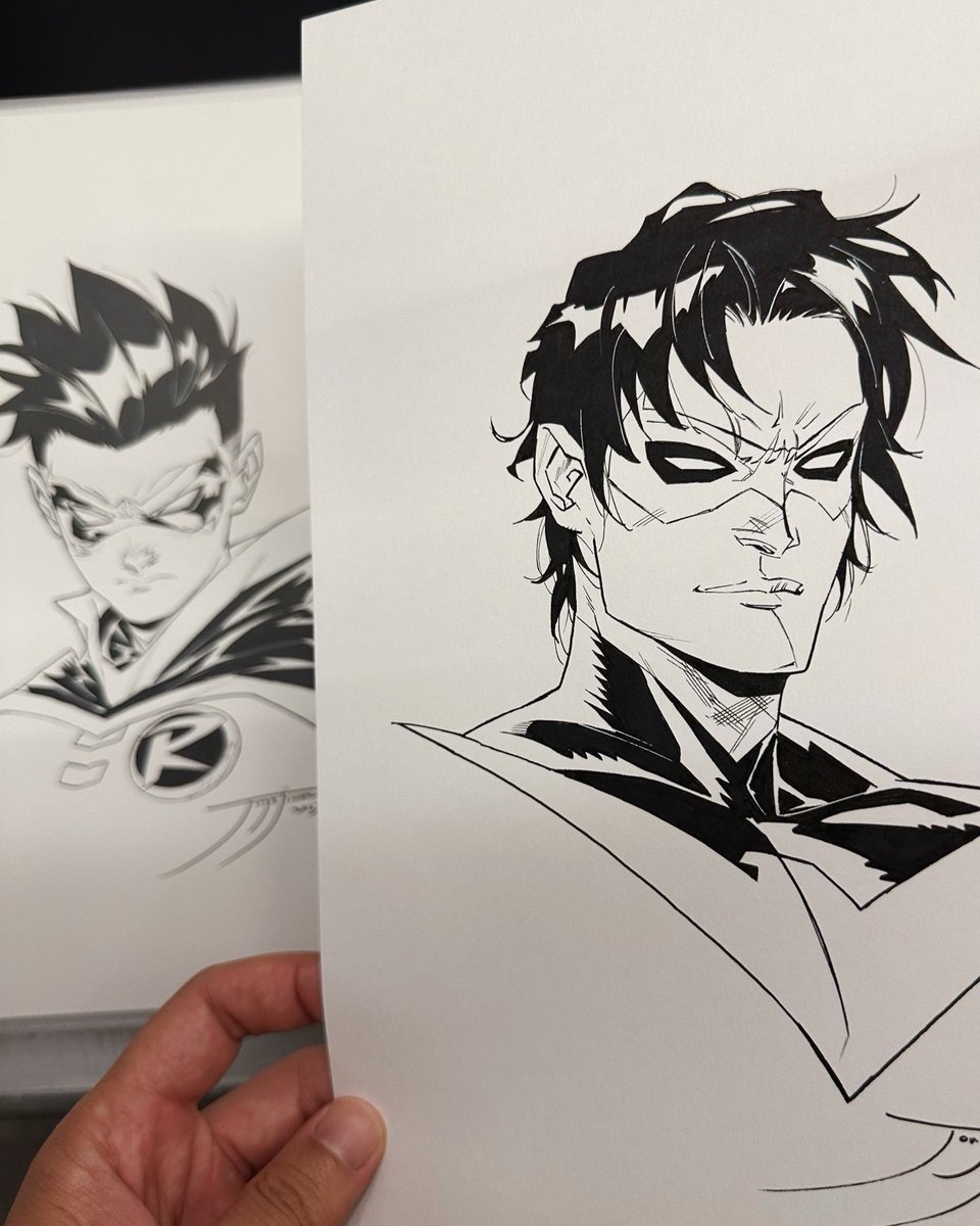 Some Robins more, you know 😈🔥 #head #comissions #nightwing #damianwayne 