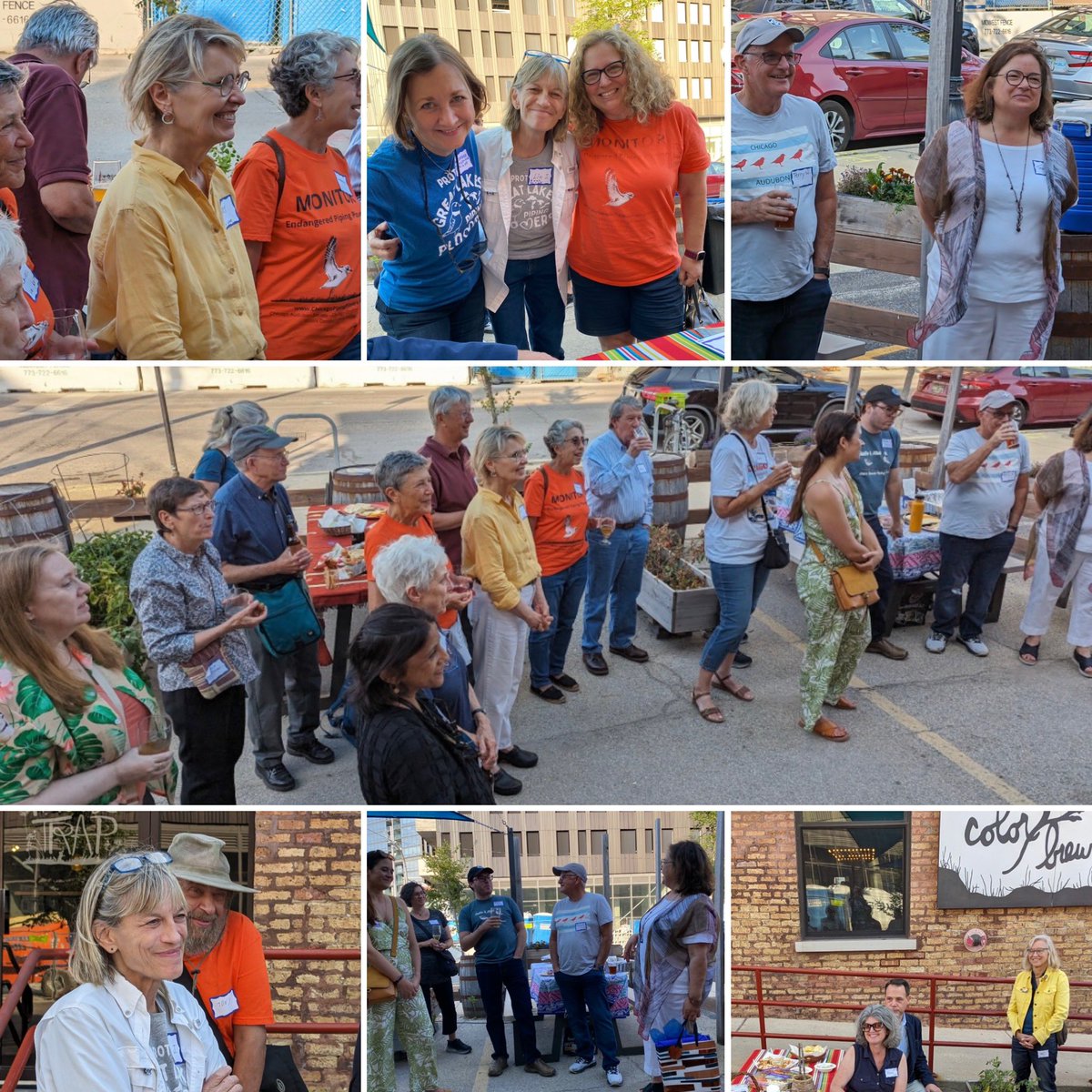 Our thanks to @ChicagoAudubon, <a href="/chicago_birder/">Chicago Ornithological Society</a>, and The Illinois Ornithological Society for sponsoring a thank you event for your Chicago Piping Plover Monitors! 🧡 There were many kind words exchanged amongst the kindred souls present and much camaraderie.
