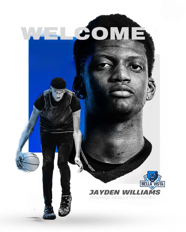 Bella Vista would like to welcome 2024 6’9 4⭐️ Top 100 Forward @JaydenW351 Jayden is a dynamic explosive forward who finishes above the rim. He’s 17 years old with a 7’4” wingspan and still growing. Jayden is a big time prospect who can play inside and out. High character kid.