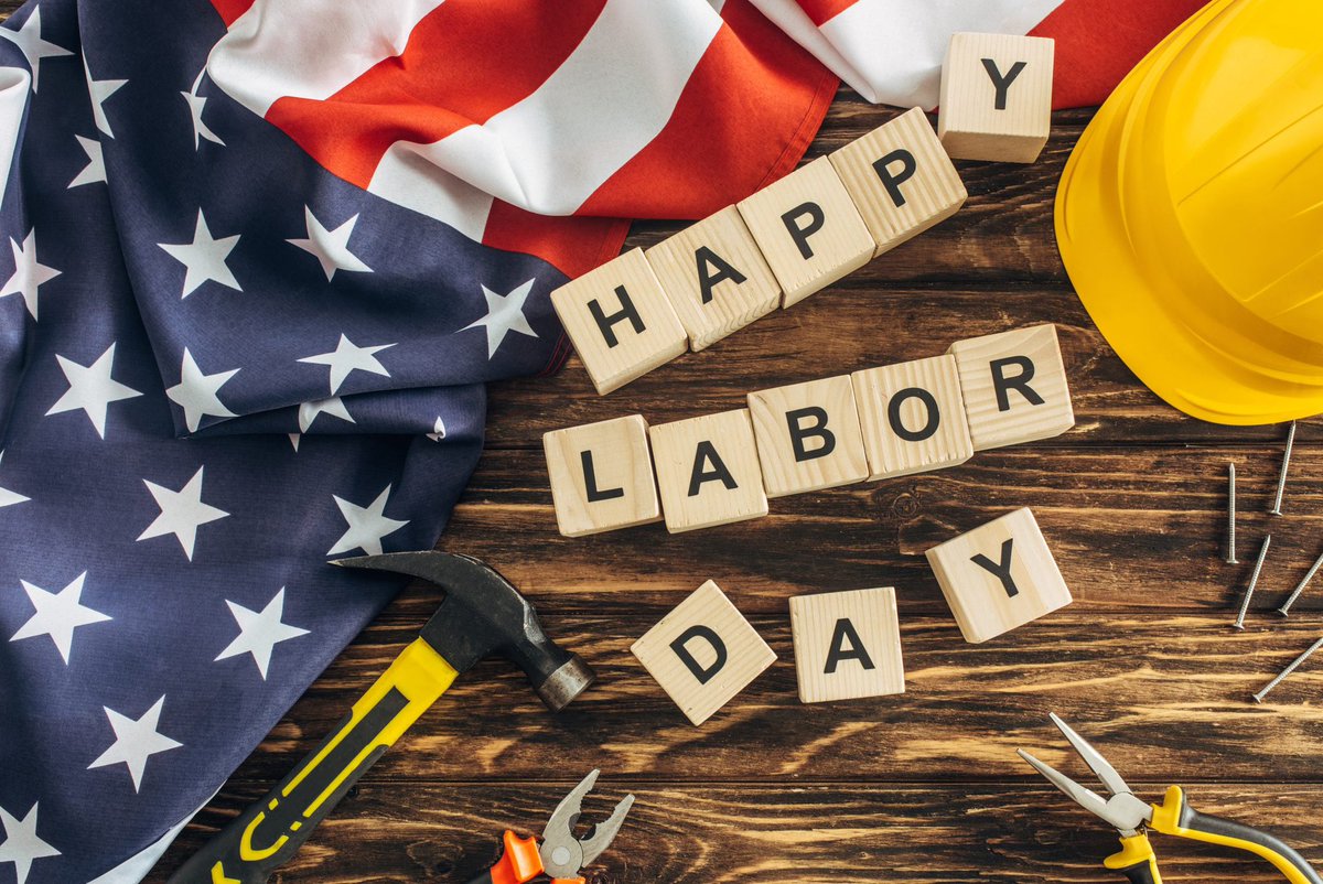 We will be closed on Mon. Sept 4th in observance of Labor Day to pay tribute to the contributions and achievements of American workers. Have a safe and enjoyable #LaborDayWeekend!