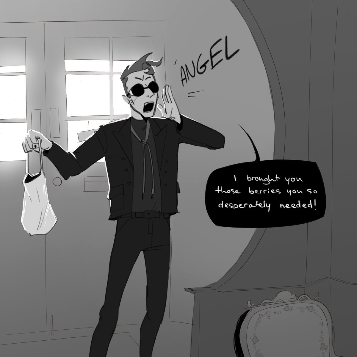kittycat_german's tweet photo. it's just a thing demons do sometimes
#GoodOmens #GoodOmensFanArt #GoodOmensart https://t.co/VzC9HL3qon