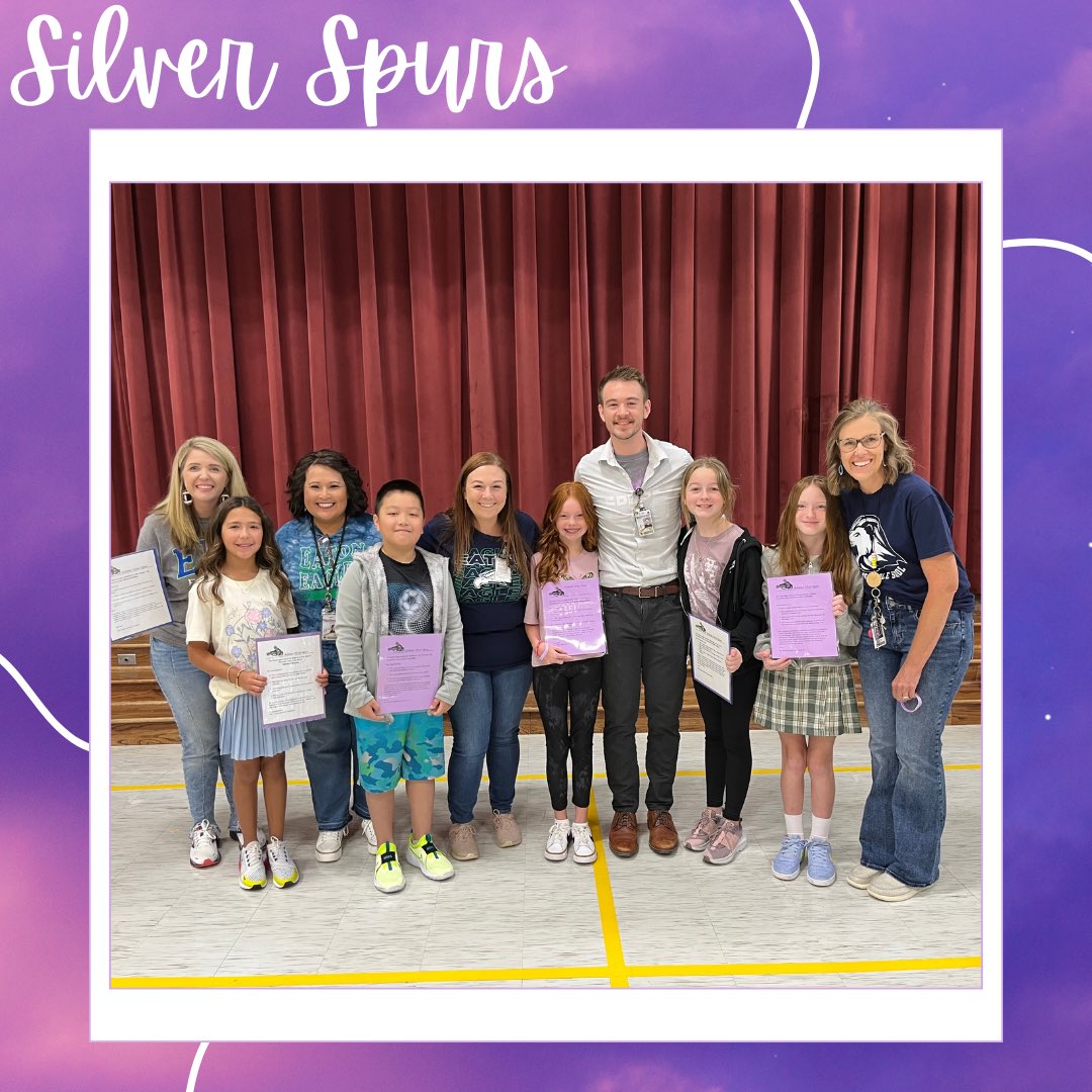 Happy Friday! 🥳
We had our first assembly today which included celebrating our Silver Spurs for demonstrating respect 💜 &amp; a special reenactment. 🪨📃✂️
<a href="/NorthwestISD/">Northwest ISD</a> #aimhigh #spurs4life #schluterelem