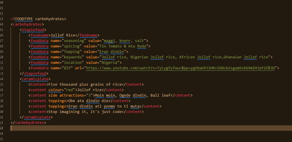 Sausdeveloper's tweet photo. Day 9 of #100daysofcodechallenge :
- HTML Boilerplate
- Encoding langs (Unicode, ASCII, UTF-8)
Didn't fully understand why these existed. Thanks to GGL and YT
Html portfolio website coming through
See my #jollofrice boilerplate π
#webdev #100DaysOfCode #appbrewery #angelayu https://t.co/MMdcc3Tx7o