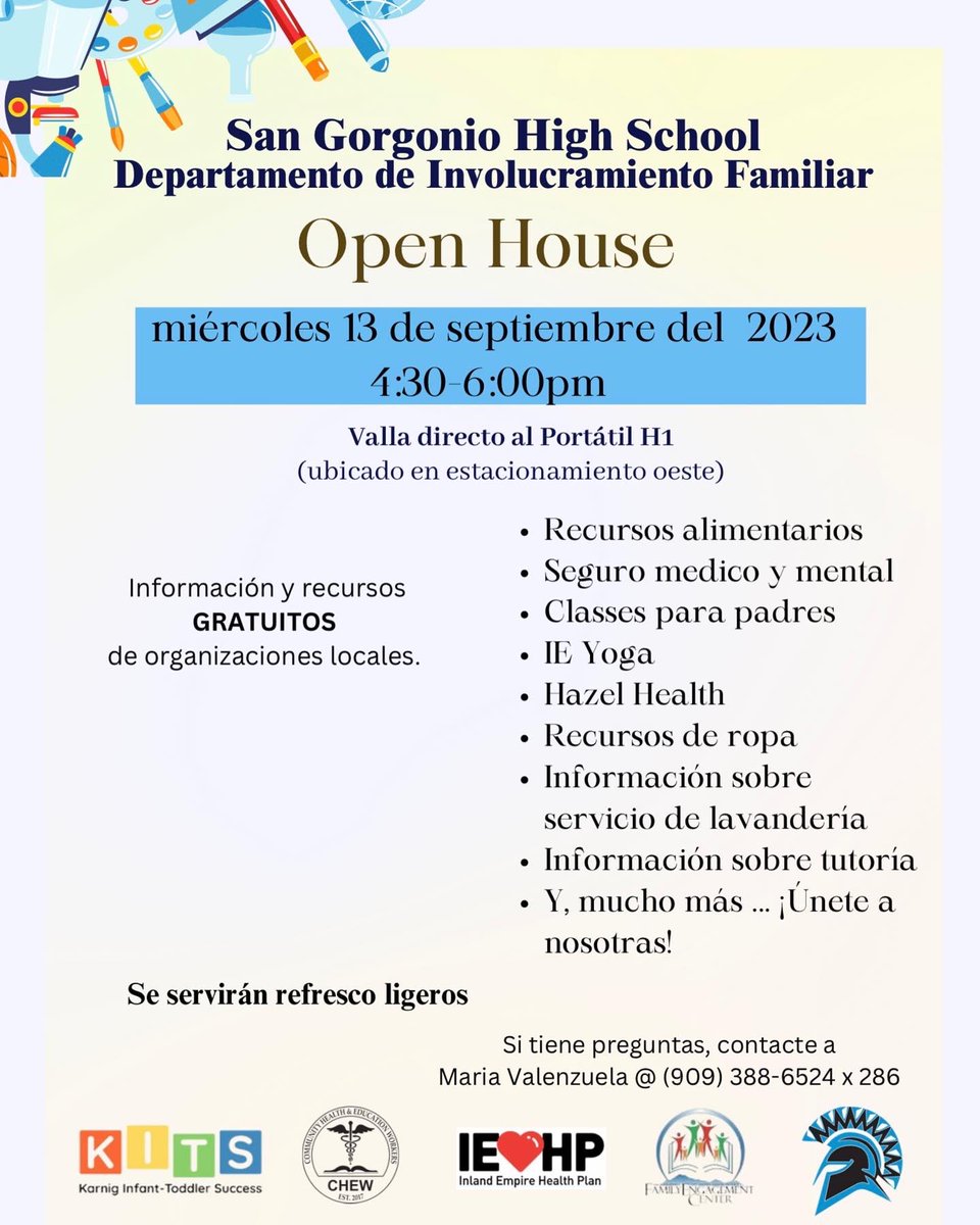 Free information and resources from local community partners.  
Información y recursos gratuitos de organizaciones locales.