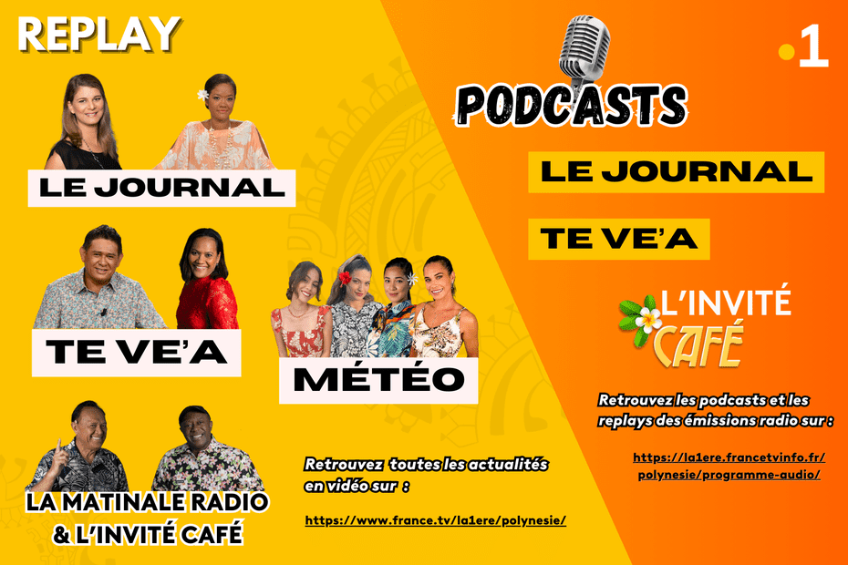 Polynesiela1ere's tweet photo. Vous avez manqué les infos en direct ? Pas de panique. Radio ou télé, elles sont en toutes en replay. Tahiti Polynesie https://t.co/kxeNEEdoqN https://t.co/DeSGC4b2uV