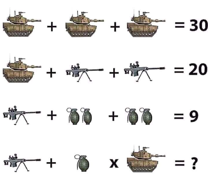 _Gun_Lover's tweet photo. Rt &amp; solve it ✅ https://t.co/QzbZbVKwvb