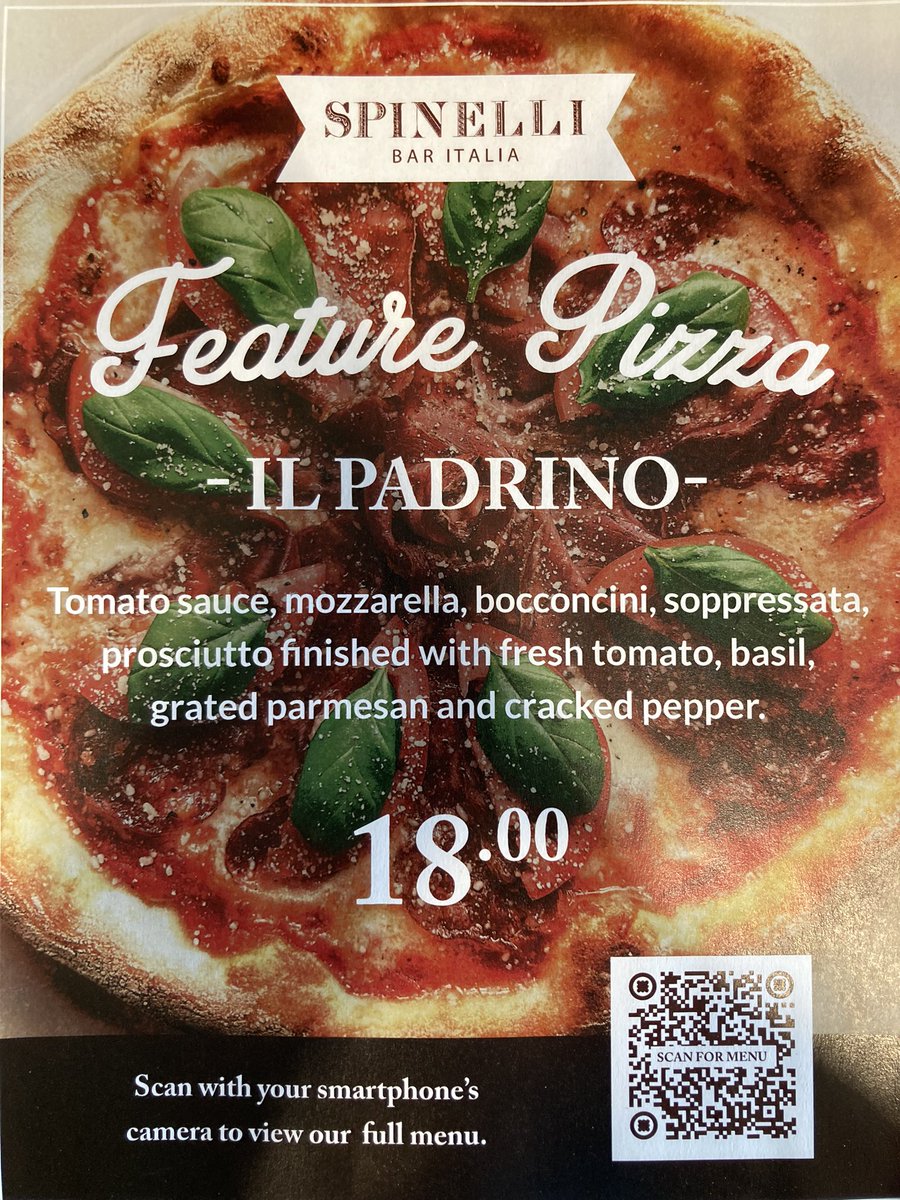 Well look at this, it’s September, and that means a new Pizza of the Month at The <a href="/ItalianCentre/">Italian Centre Shop</a> 
I’m really excited and honoured to share my creation with you all, hope you enjoy it! Available all month long at all locations. 
I like to think it’s the pizza you can’t refuse! 😏