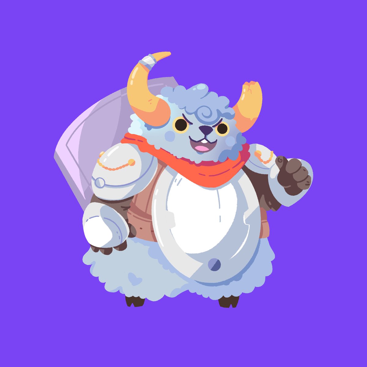 CatbearGames's tweet photo. How ready for 'baaaa-tle' does Woolord look? https://t.co/EvBYWnVm7n