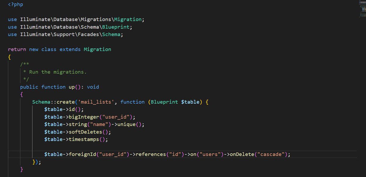 IyidaIk's tweet image. #LaravelTips: With Laravel SoftDeletes() you can temporarily trash a record by calling the delete() method on the model. Ensure that you use SoftDeletes in the Model. You restore the record by just calling the restore() method on the model.
#laravel #ORM