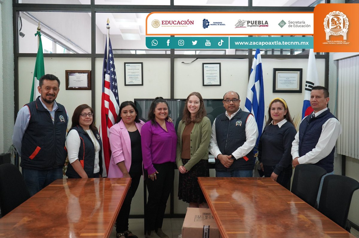 ITSZACAPOAXTLA's tweet image. ¡Ocho años de colaboración con COMEXUS! Bienvenidas a su casa, Tecnológico de Zacapoaxtla, Lily Berver y Aisha Navarrete. ¡Juntas hacia la excelencia con calidez humana y calidad integral! 💯🌍🥳 #COMEXUS #BecariasInternacionales