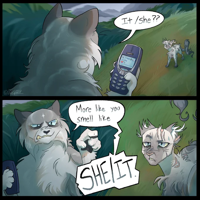 The elderly beef in Arrowclan
#ocs #warriors 