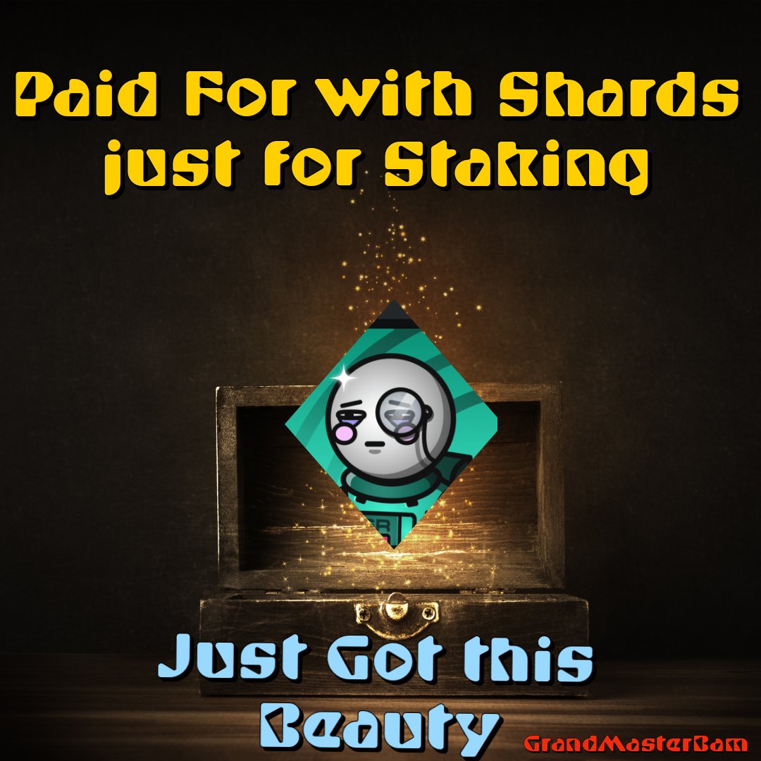 GrandMasterBam's tweet photo. Thanks @Web3lfgg 
I was able to join @SpaceRiders_NFT 
Just for Staking my Sacred Shards 
LFG!!!! 🔥 🔥 🔥 https://t.co/pWflzo0TjP