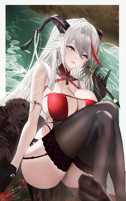 エーギル【6周年おめでとう】 #アズレン6周年アート  #アズールレーン 