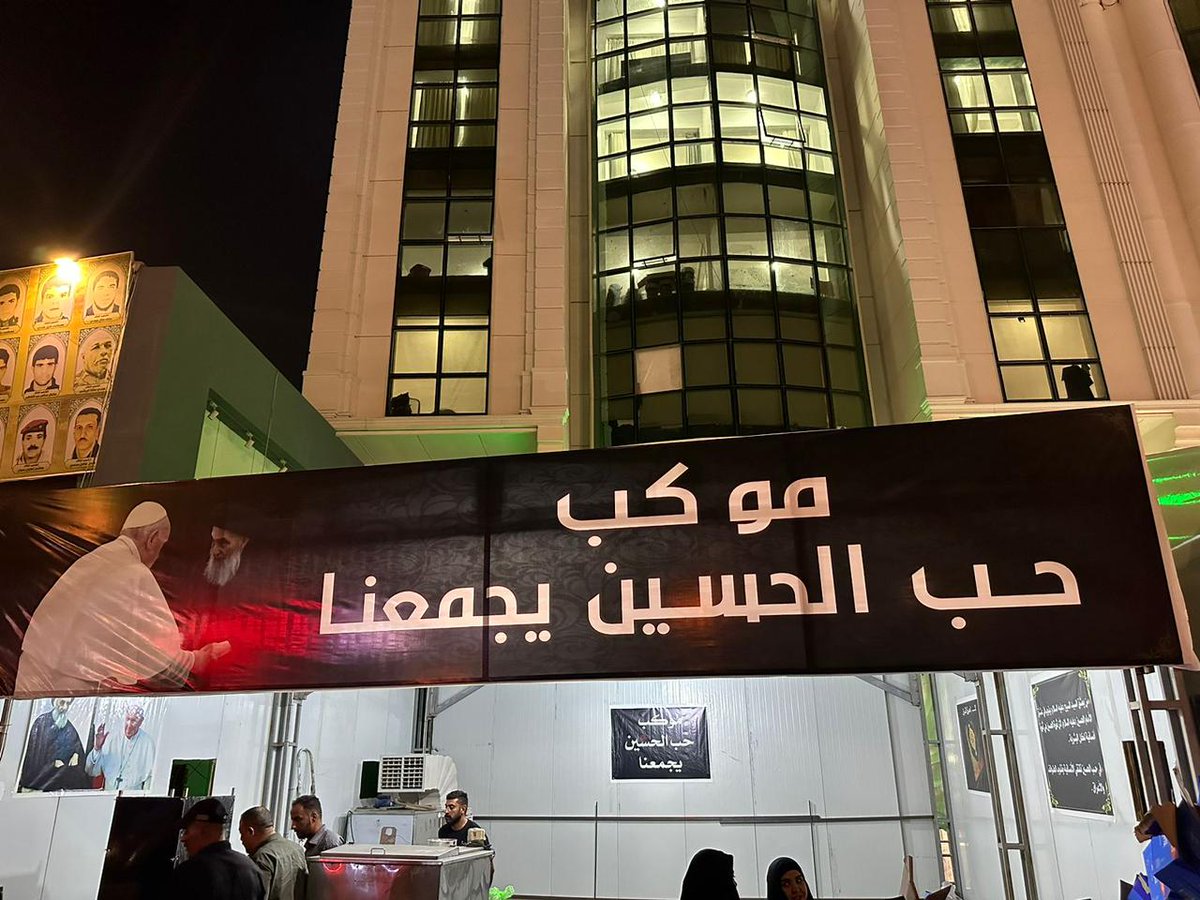 موكب الأخوة المسيحيين لخدمة زوار الأربعين في كربلاء المقدسة
#زيارة_الاربعين_المليونية