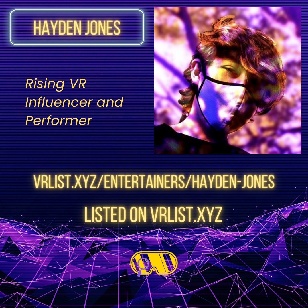 VRListxyz's tweet photo. Find @Denyah_ & other VR Entertainers, Instructors, and Creators on https://t.co/NaMhNncvFL
#vrlist #vrlistxyz #metaverse #horizonworlds #quest2 #vrservices #metaquestpro #questpro #metaquest #metaquest2 #vrchat #spatial #vr #vrlifestyle #vrfreelance #vrbusiness #vrdirectory https://t.co/TRADgX8wvv