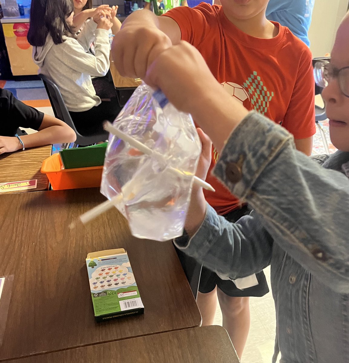 JamieMcBee's tweet photo. We had a great first week of 5th Grade.  Kiddos are collaborating and practicing their new routines😊 #bobcatpride #TeamNorthside @NISDBraunStat @NISD https://t.co/gK4MfbnZJp