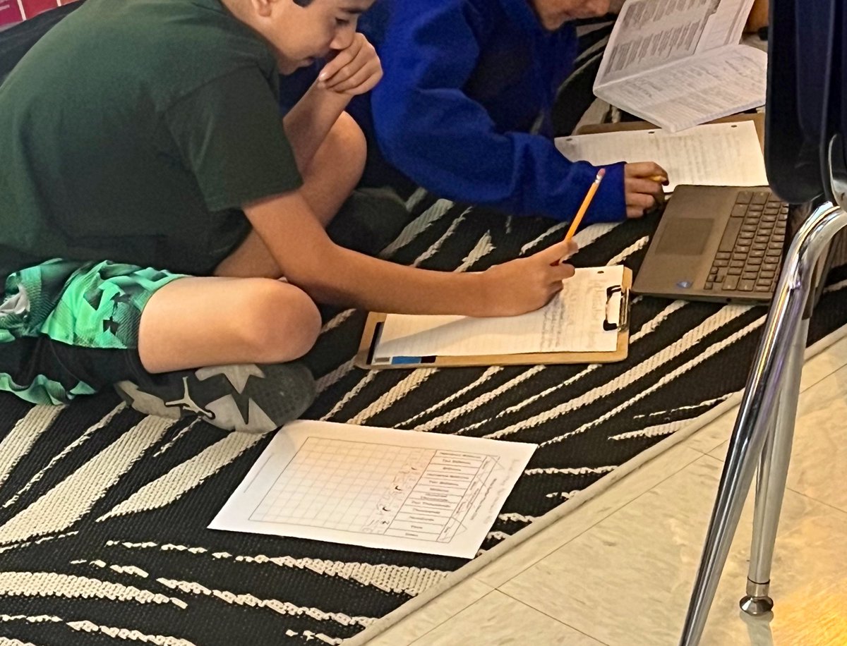 JamieMcBee's tweet photo. We had a great first week of 5th Grade.  Kiddos are collaborating and practicing their new routines😊 #bobcatpride #TeamNorthside @NISDBraunStat @NISD https://t.co/gK4MfbnZJp