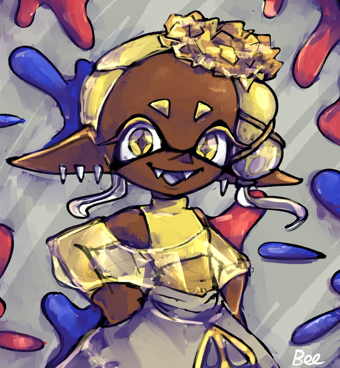 GingerBeeLuna's tweet photo. Let's go Fryers !!!!
#Splatoon3 #Splatfest #DeepCut
#Splatoon3Frye https://t.co/xkJpheatvc