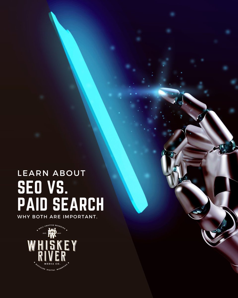 whiskeyriverceo's tweet photo. The difference between SEO and Paid Search. Both are important but most brands we speak with don’t know where to start. 

https://t.co/MXEBgZzrHG https://t.co/xytlBmZc7O