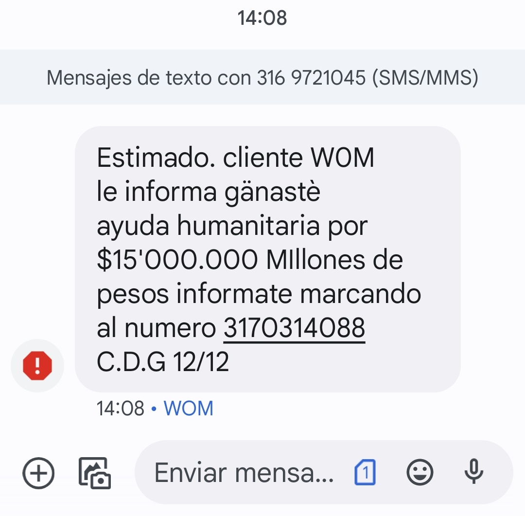 FaColumbus's tweet image. WOM está regalando plata!!!