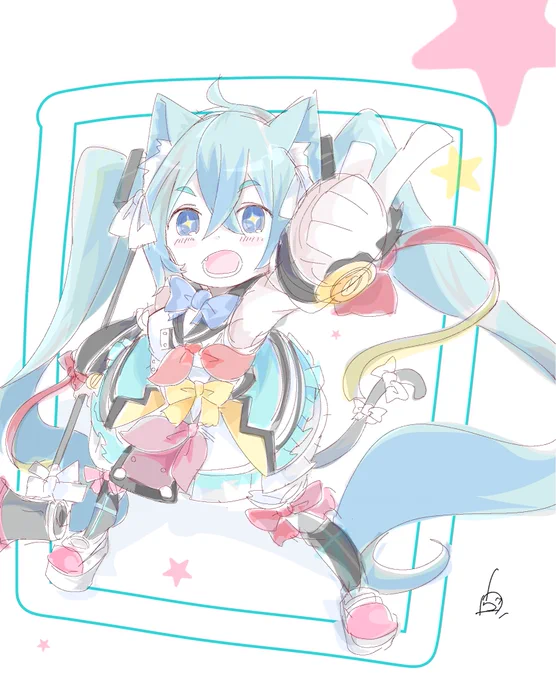 幕張にゃん!|ωΦ)ฅ#初音ミク #マジカルミライ2023 