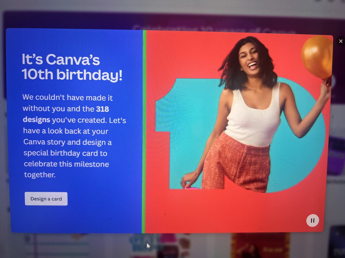 DecaturEducator's tweet image. Happy Birthday @canva !!! Oh, how I love you….. let me count the ways!!! 318 ways (designs) and counting! The BEST to do it! Cheers🎊🎉
