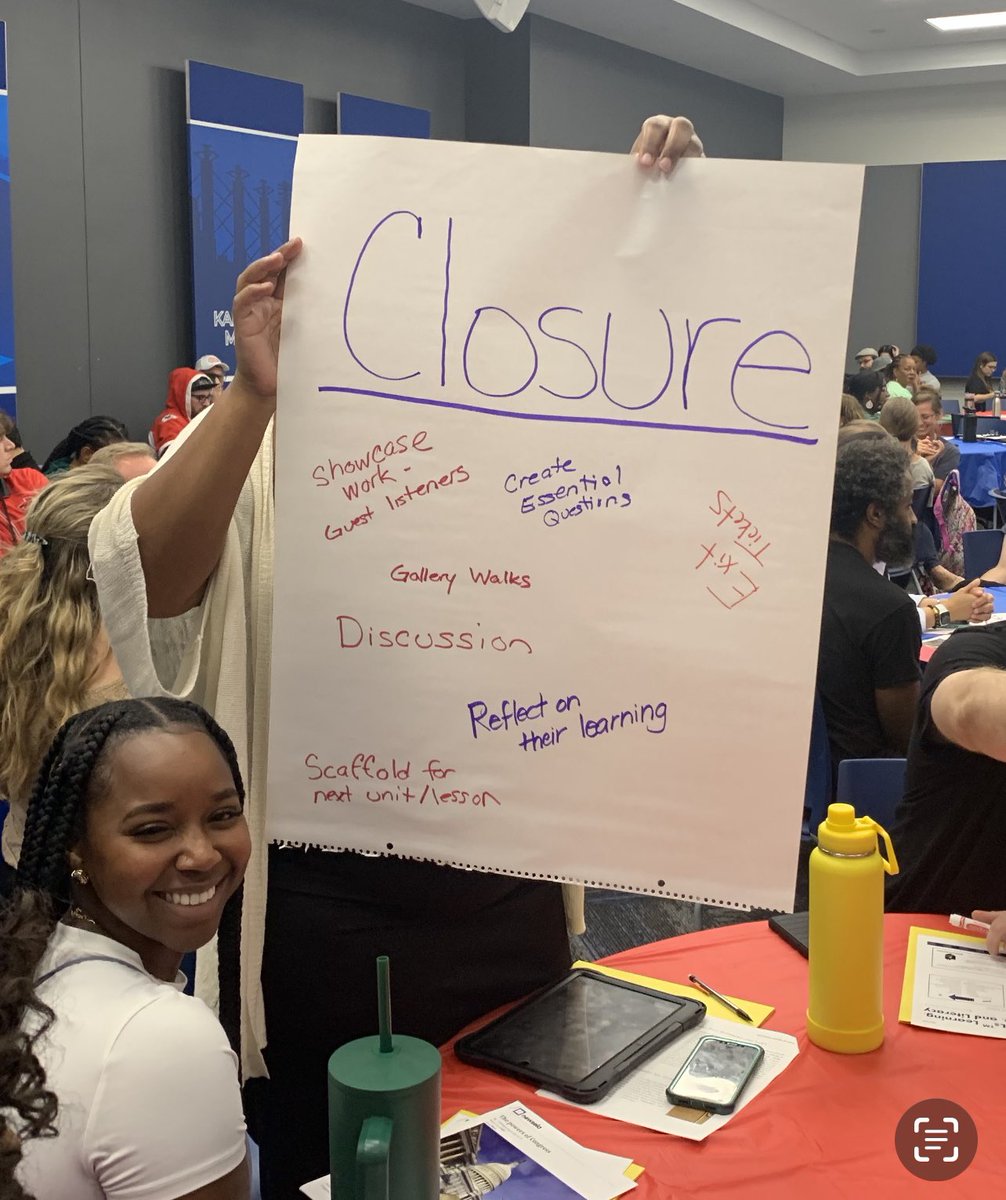 FeliciaTorres_1's tweet image. KCPS Secondary teachers bring it when it comes to Professional learning! Dedicated Professionals! Presenting on 3Ls Differentiated Tasks, Juicy Sentences, and Closure! #3Ls #kcpublicschools #LSCE