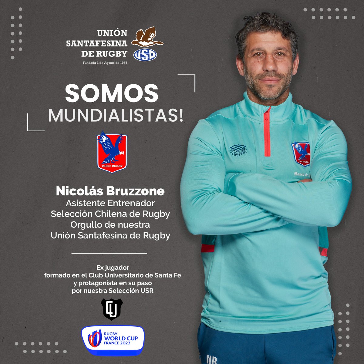 Orgusosamente Santafesinos
<a href="/MaycoVivas/">Mayco</a> @PesroRubiolo <a href="/NicolasBruzzone/">Nicolas Bruzzone</a>  representan bien alto a nuestra Unión! Felicitaciones y éxitos!!! 
<a href="/lospumas/">Los Pumas</a> <a href="/unionargentina/">Unión Argentina de Rugby</a> 
Nota completa en 
usr.org.ar/noticias/421-o…