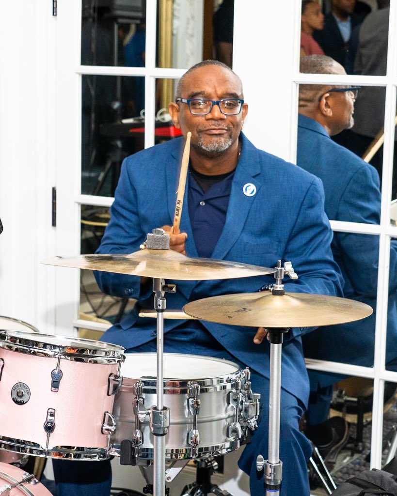 repnichols's tweet photo. I had a little fun on the drums. Yes, I am a musician.
#somethingyoushouldknow
#RepNichols
#32ndDistrict
#cultureforservingall https://t.co/eItOjjreOP