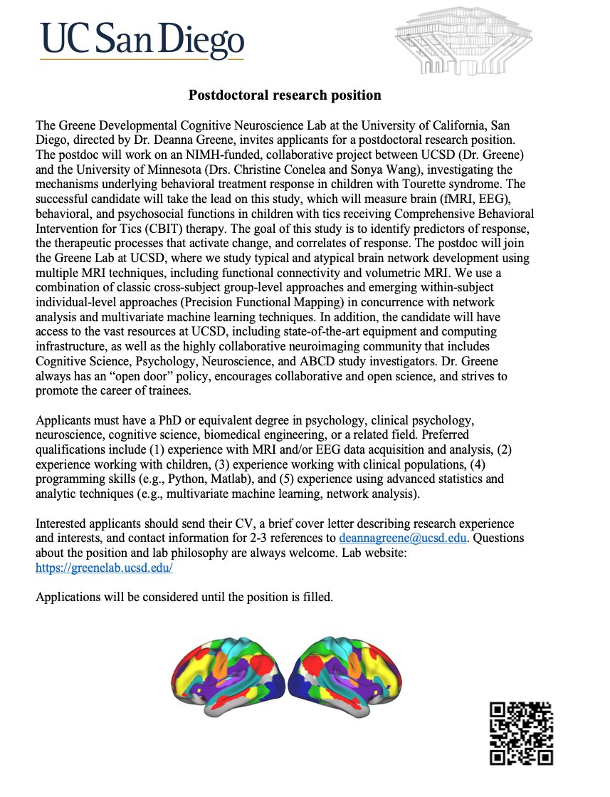 @DemidenkoMI @FluxSociety Great idea! My lab is recruiting for both postdoc and post-bacc level positions. Here is the the postdoc ad. The post-bacc ad is on the horizon. Find me at @FluxSociety 😃