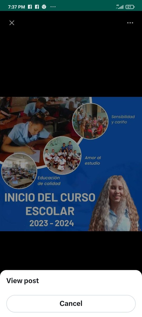 Feliz curso escolar 2023-2024 les desea el colectivo del CP Rubén Martínez Villena de #CabaiguánEduca. 
Que sea un bello sendero donde educandos, docentes y directivos  alcancen nuevos peldaños bañados de genuinos logros.
 #SanctiSpíritusEnMarcha , #CubaMined