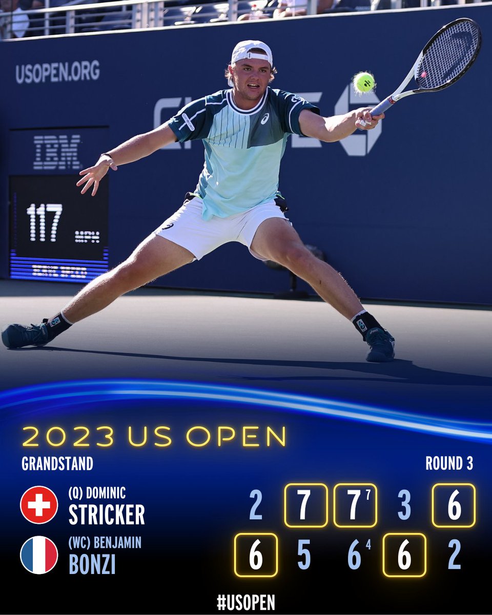 The run continues for Dominic Stricker!

From qualifying to week 2 of the #USOpen!