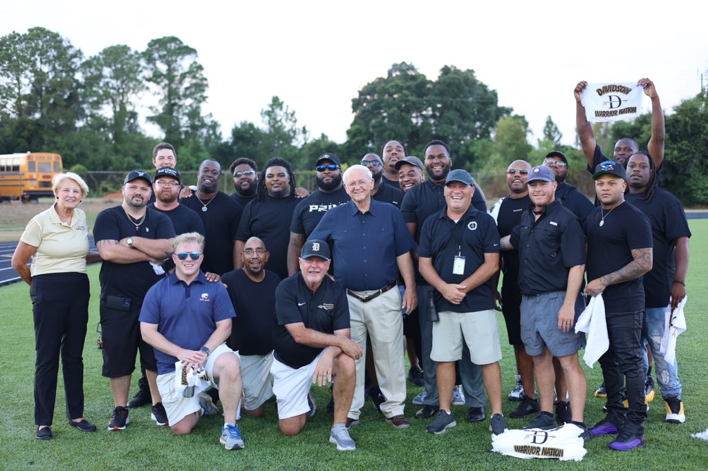 We love seeing so many Warrior-greats on campus, as we honored the 2005 undefeated team tonight! 
#Davidson #Warriors #TheWarriorWay