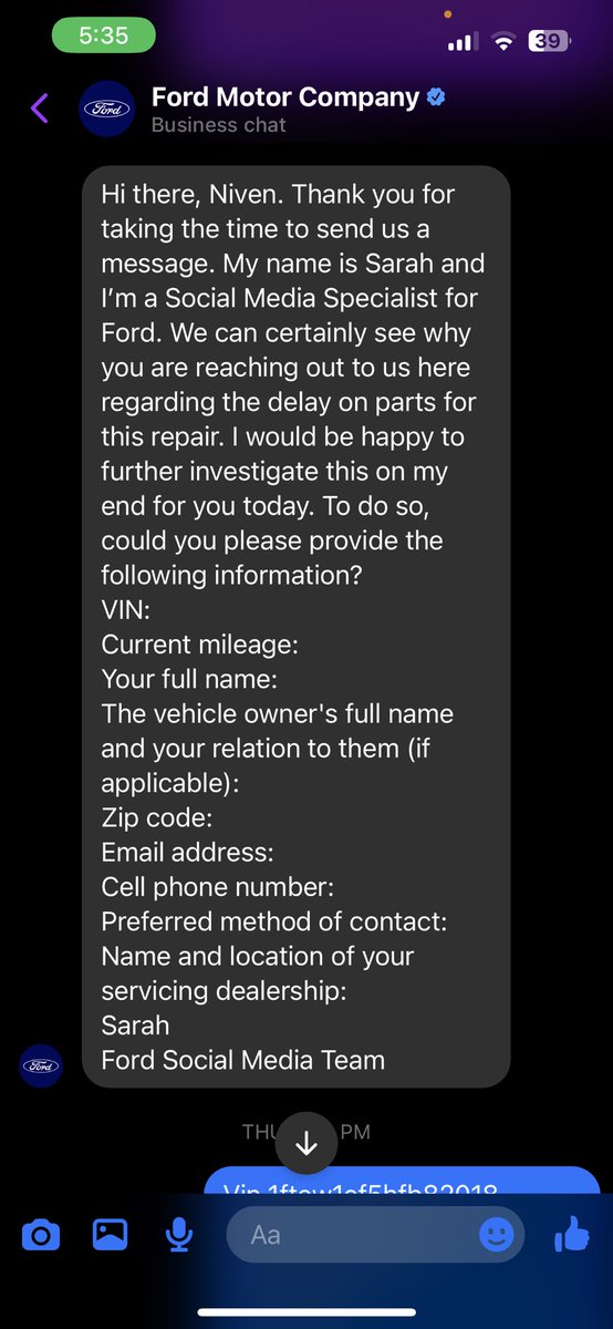NivenLamm's tweet photo. @Ford this is just some of the comments now I have been swept away and ignored https://t.co/qKdxX9R473