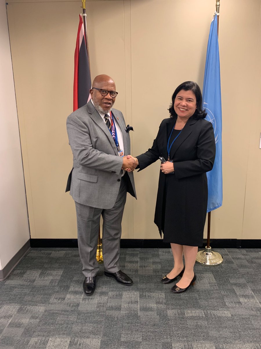 I am honoured to have been selected as the Spokesperson to the President-elect of the General Assembly, H.E Dennis Francis, from Trinidad and Tobago🇹🇹 
His message of “Peace, Prosperity, Progress and Sustainability” for All is more needed than ever today.