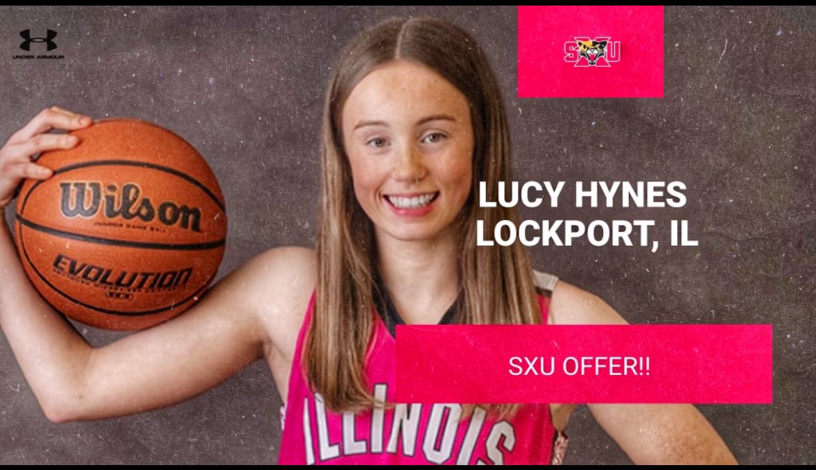 Lucy Hynes (@lucyhynes13) on Twitter photo After an amazing visit with <a href="/SxuWbb/">SXU Womenโs Basketball</a> , I am very grateful to receive my first official offer! Thank you so much <a href="/sidneylovitsch5/">Sidney Lovitsch</a> for this exciting opportunity to play at the next level !
<a href="/illinoisdreambb/">Illinois Dream</a> <a href="/lthsgirlshoops/">Lockport Township Girls Basketball</a> After an amazing visit with <a href="/SxuWbb/">SXU Womenโs Basketball</a> , I am very grateful to receive my first official offer! Thank you so much <a href="/sidneylovitsch5/">Sidney Lovitsch</a> for this exciting opportunity to play at the next level !
<a href="/illinoisdreambb/">Illinois Dream</a> <a href="/lthsgirlshoops/">Lockport Township Girls Basketball</a>