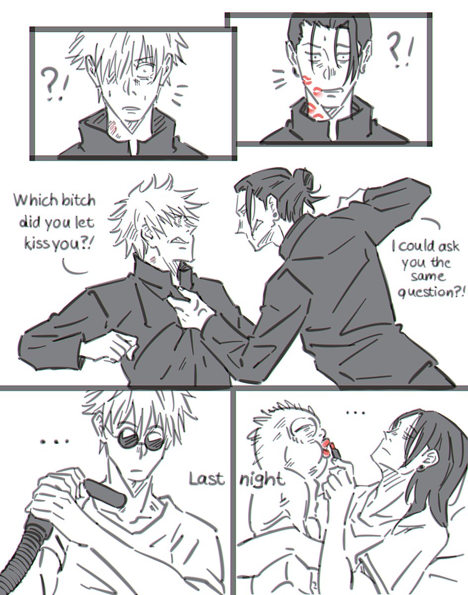#SatoSugu #五夏
When 2 idiots try to make each other jealous