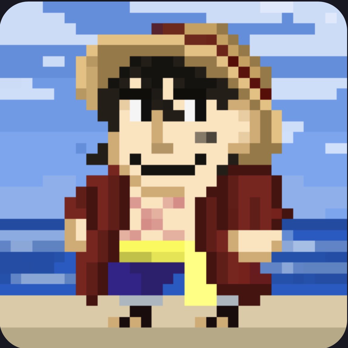 After watching <a href="/netflix/">Netflix</a> Live Action of One Piece I’m happy i got this Luffy from <a href="/humblefarmerss/">Humble Farmers DAO👨‍🌾</a>