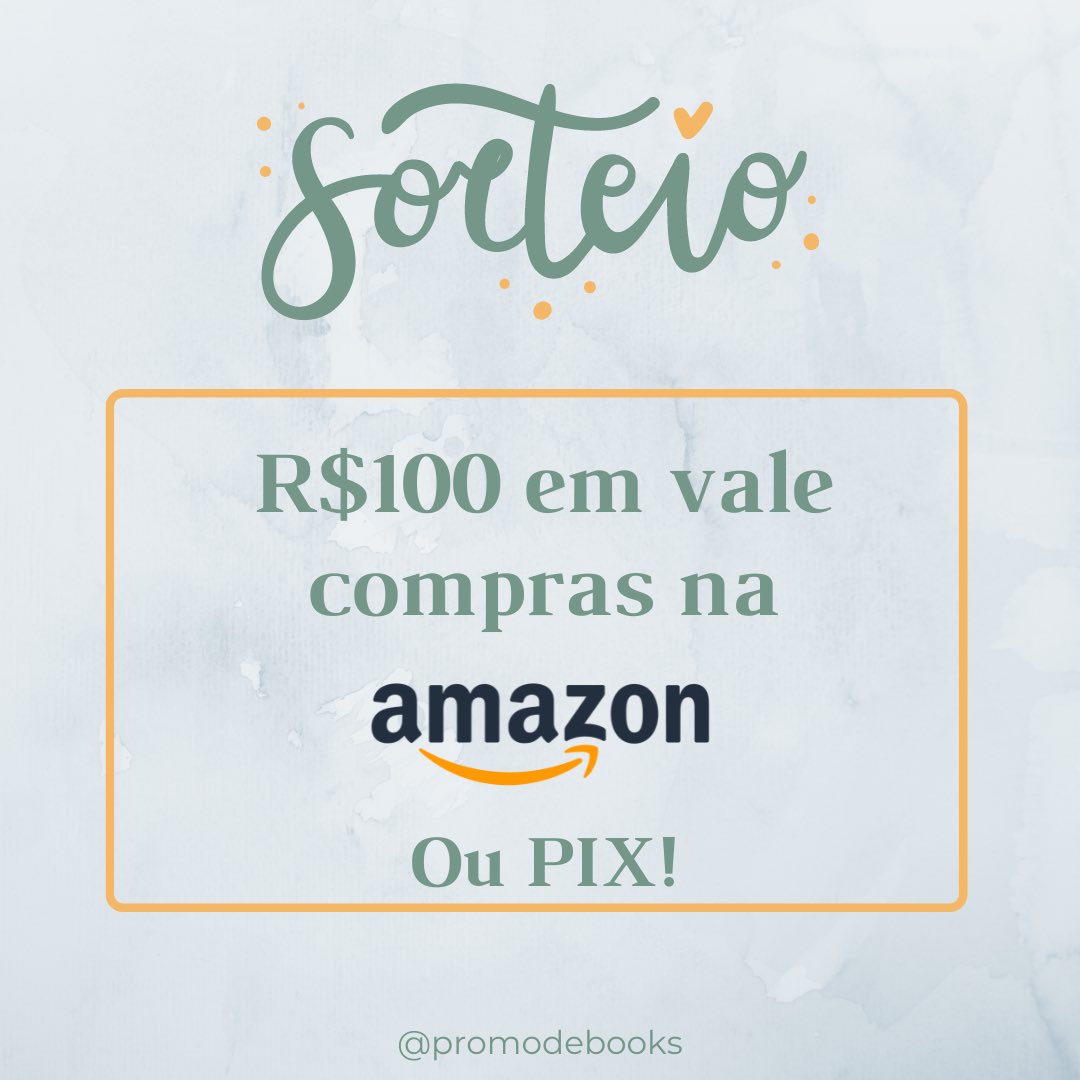 promodebooks's tweet image. 📚📚 Sorteio Especial 📚📚

🏆 Prêmio:
✨ R$100 em livros na Amazon ou PIX!

↪️ Regras:
• Seguir @promodebooks 
• Dar RT nesse tweet

🗓 Resultado: 16/09!🍀