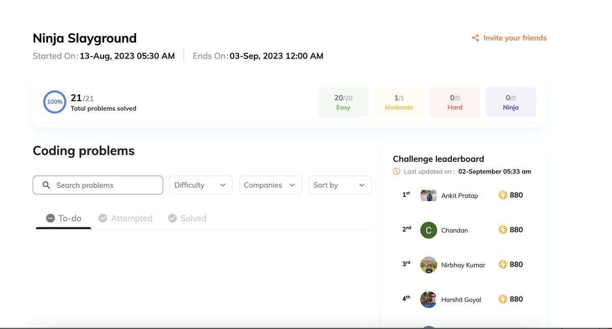 Ritik (@ritik7026963294) on Twitter photo Day21 of Coding challenge🔥 #NinjaSlayground #CodingNinjasStudio
<a href="/CodingNinjasOff/">Coding Ninjas</a>
<a href="/drinkslaycoffee/">SLAY Coffee</a> Day21 of Coding challenge🔥 #NinjaSlayground #CodingNinjasStudio
<a href="/CodingNinjasOff/">Coding Ninjas</a>
<a href="/drinkslaycoffee/">SLAY Coffee</a>