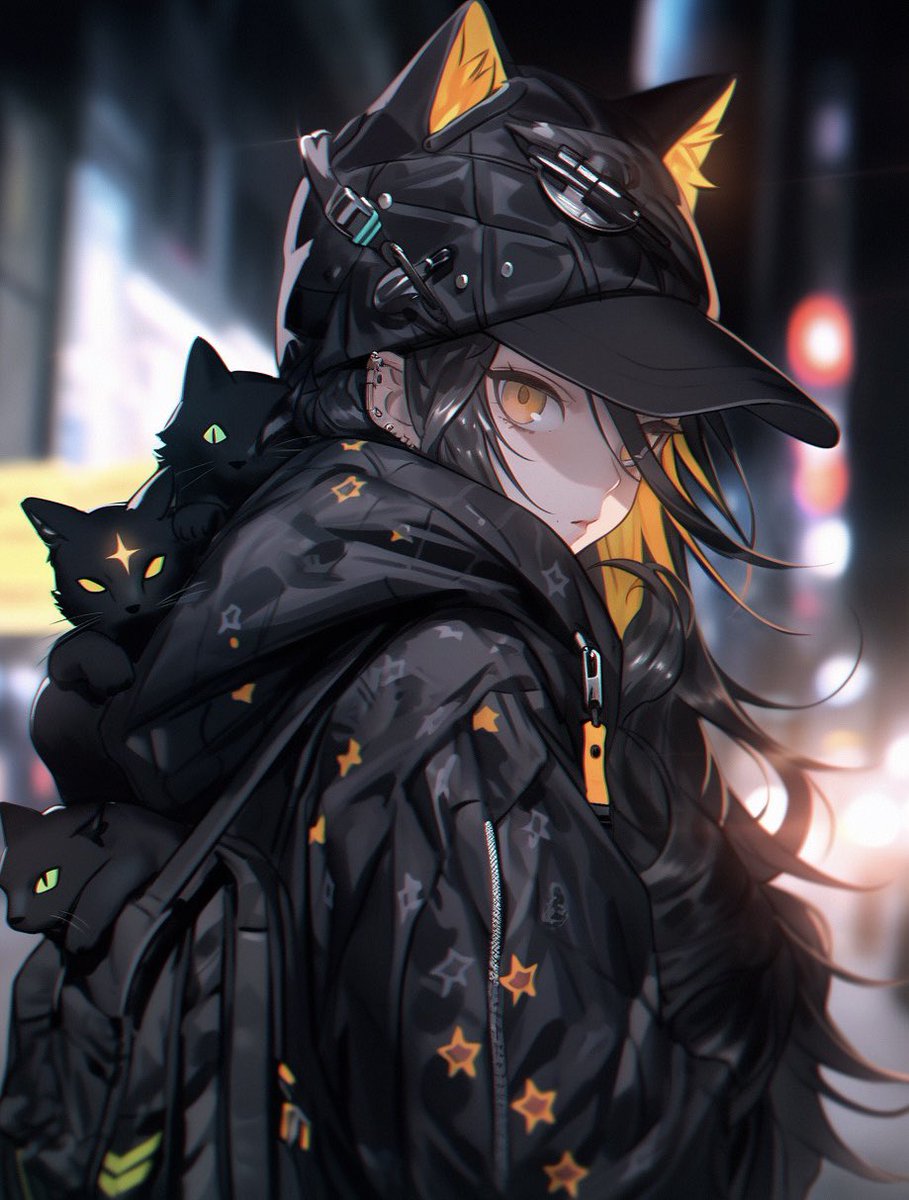 Suと黒猫のAI art 🐈‍⬛🎨 on X