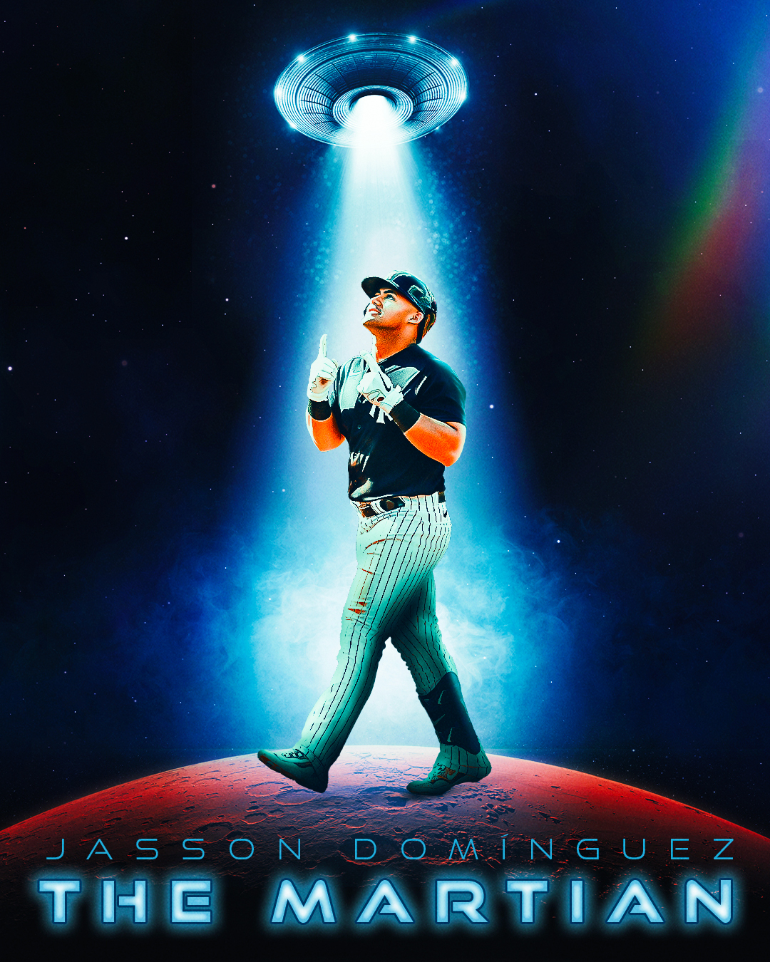 MLB on X: Jasson Domínguez has landed. 👽