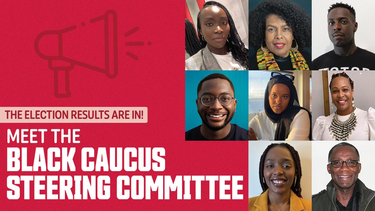 Results are in! 🎉
You're looking at the 2023 Black Caucus Steering Committee! Congratulations to everyone who ran for a role and thank you to everyone who voted! We are so excited for what's to come.
To learn more about the committee: sfu.ca/black-caucus/w…
🖤❤️✊🏽✊🏾✊🏿