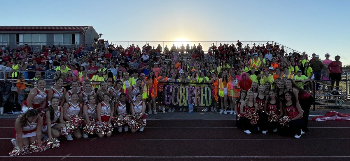 Great turnout Big Red! Go Chieftains! <a href="/TongieHigh/">Tonganoxie High School</a>