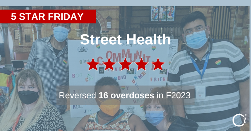 CharityCanada's tweet photo. Street Health is a #fivestar charity that provides frontline service to Toronto's homeless population. @StreetHealthTO provided 6,243 client visits to 151 harm reduction drop-ins in F2023. The charity also sent 676,036 harm-reduction kits in the year. #5StarFriday
Learn more 👇