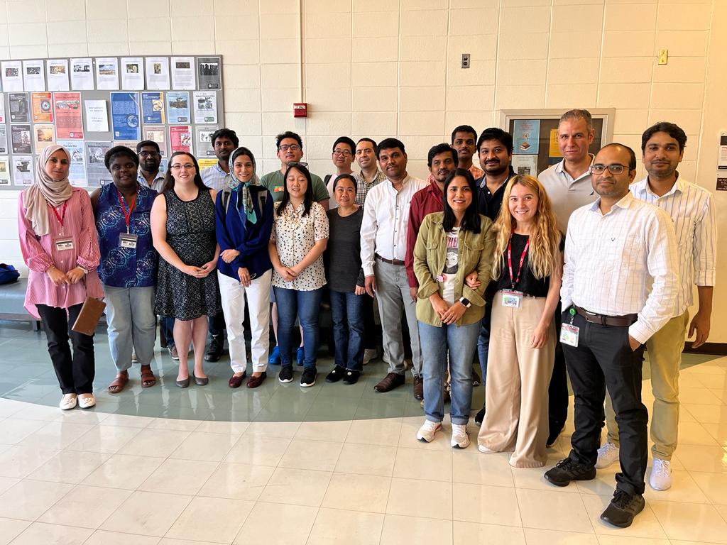 We held a meeting with the faculty advisors of MSPDA, Prof. Melinda Valliant and Prof. Erik Hom, to seek their advice and introduce all the postdocs at Ole Miss. We'd like to extend our gratitude to the Grad School of OEMISS and their organizers for helping arrange this meeting.