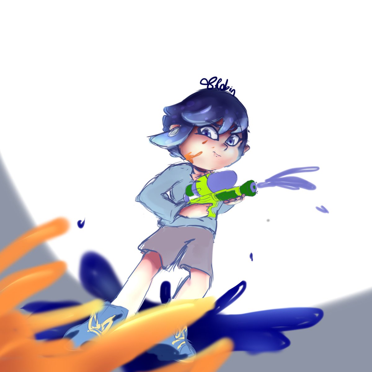 VaclydeSoft's tweet photo. Dibujito de un oc de mi amix, jsjs 
#Splatoon #Octoboy #splatoonoc #splatoonart https://t.co/9Ai7yXWCde