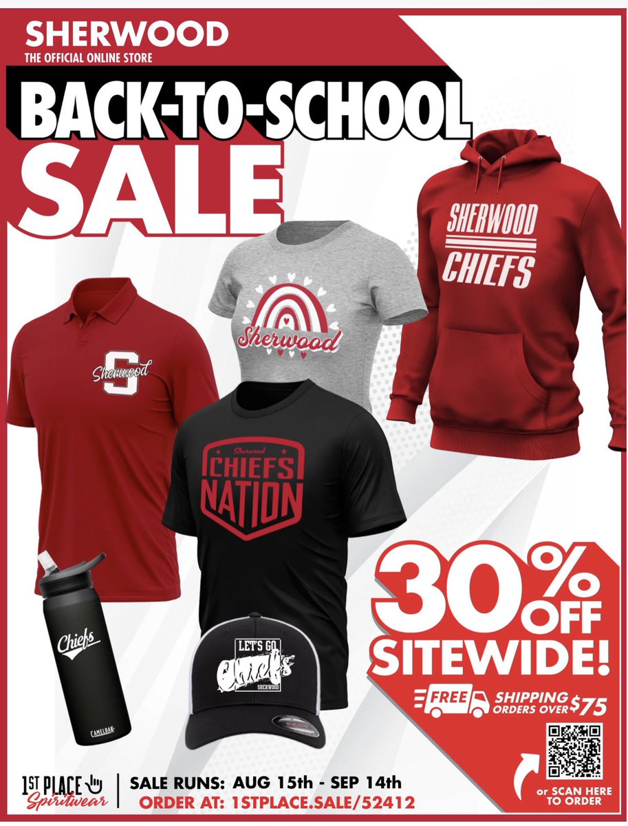 Now is a great time to get some Sherwood gear! assets.1stplacespiritwear.com/marketing/imag…