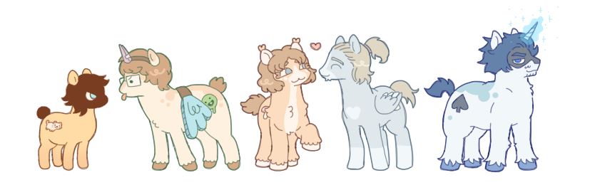 cuptoast's tweet photo. i drew pony sonas for me and my friends! https://t.co/dFT08XPR4l